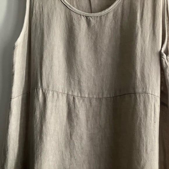 Rosemarine Lagenlook Linen Midi Dress NWOT Size L - Picture 4 of 8
